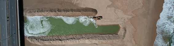Touws Estuary mouth preparation